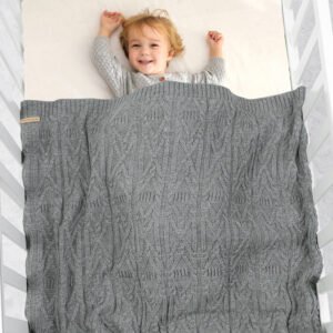 OEM Baby Knitted Swaddle Bed Sheets Blanket Mimixiong