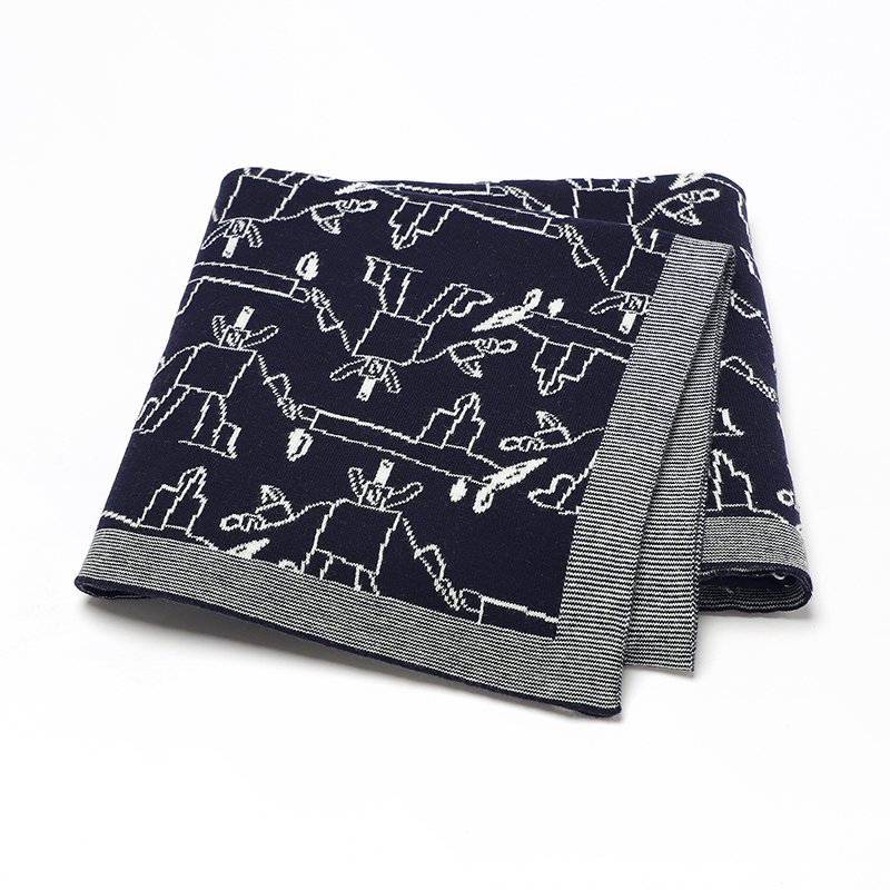 Cotton Knitted Comfortable Baby Blanket Mimixiong