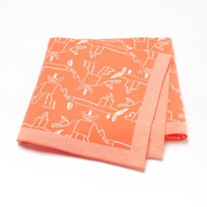 Cotton Knitted Comfortable Baby Blanket Mimixiong
