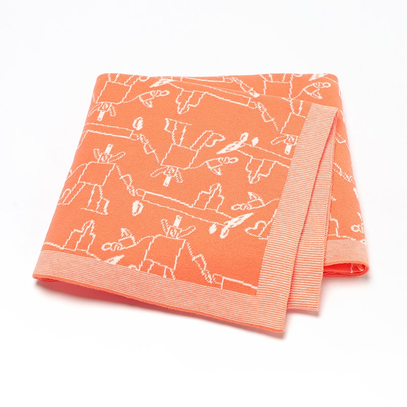 Cotton Knitted Comfortable Baby Blanket Mimixiong