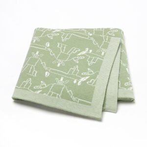 Cotton Knitted Comfortable Baby Blanket Mimixiong