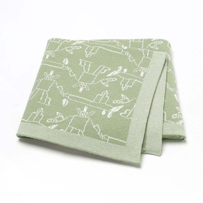 Cotton Knitted Comfortable Baby Blanket Mimixiong