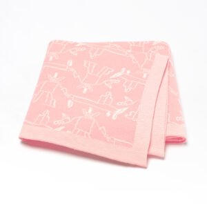Cotton Knitted Comfortable Baby Blanket Mimixiong