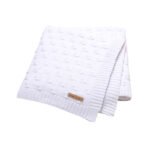 Solid Cotton Yarn Baby Knitted Blanket Mimixiong