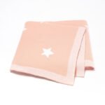 Newborn Babi Reversible Stars Knitted Blanket Mimixiong