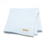 Knitted Baby Swaddle Blanket Dot Pattern Mimixiong