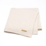 Knitted Baby Swaddle Blanket Dot Pattern Mimixiong