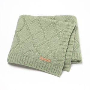 Babi Top Ranking Custom Logo Baby Knitted Blanket Mimixiong