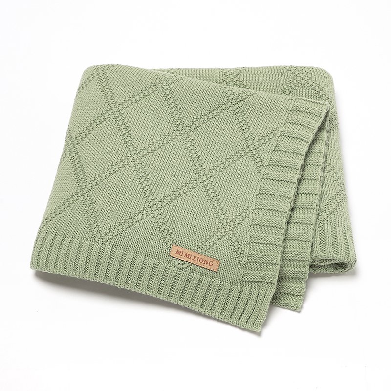 Babi Top Ranking Custom Logo Baby Knitted Blanket Mimixiong