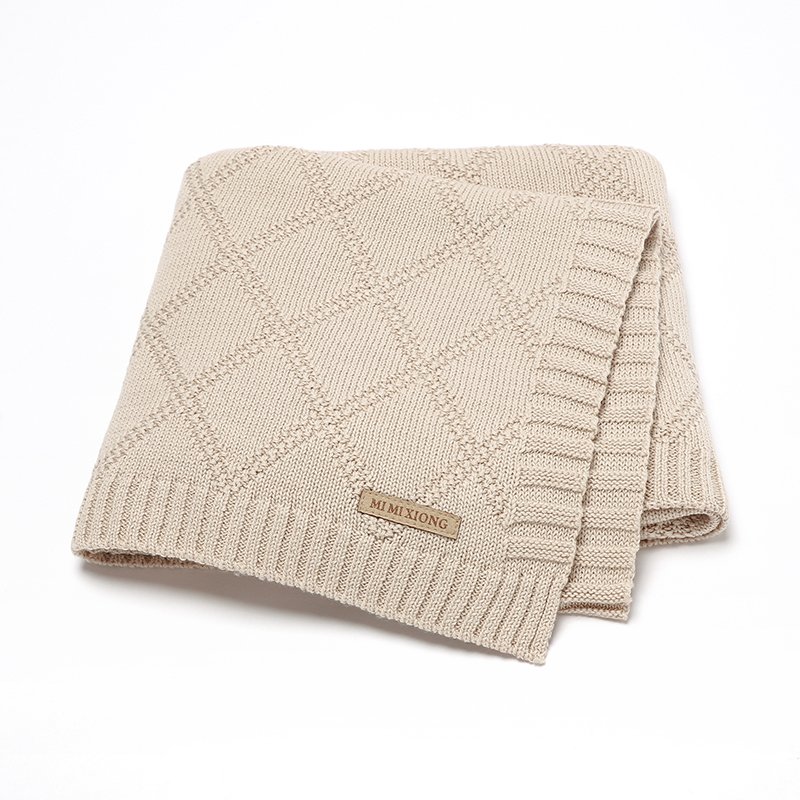 Babi Top Ranking Custom Logo Baby Knitted Blanket Mimixiong