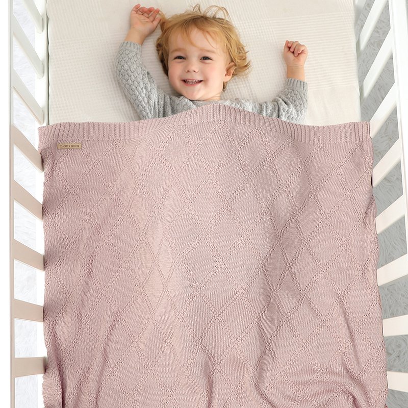 Babi Top Ranking Custom Logo Baby Knitted Blanket Mimixiong