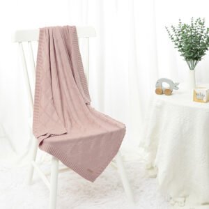 Babi Top Ranking Custom Logo Baby Knitted Blanket Mimixiong