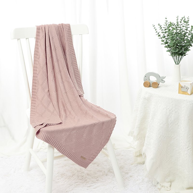 Babi Top Ranking Custom Logo Baby Knitted Blanket Mimixiong