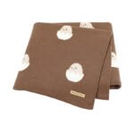 Low MOQ 100%Cotton Knitted Baby Blankets Mimixiong