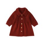 2024 Mimixiong Lovey Newborn Baby Girls Cardigan Solid Design Coat Kids Clothing Super Soft