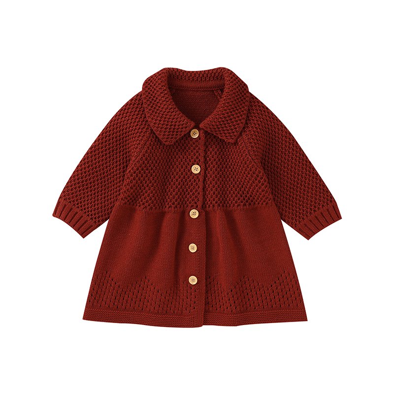 2024 Mimixiong Lovey Newborn Baby Girls Cardigan Solid Design Coat Kids Clothing Super Soft