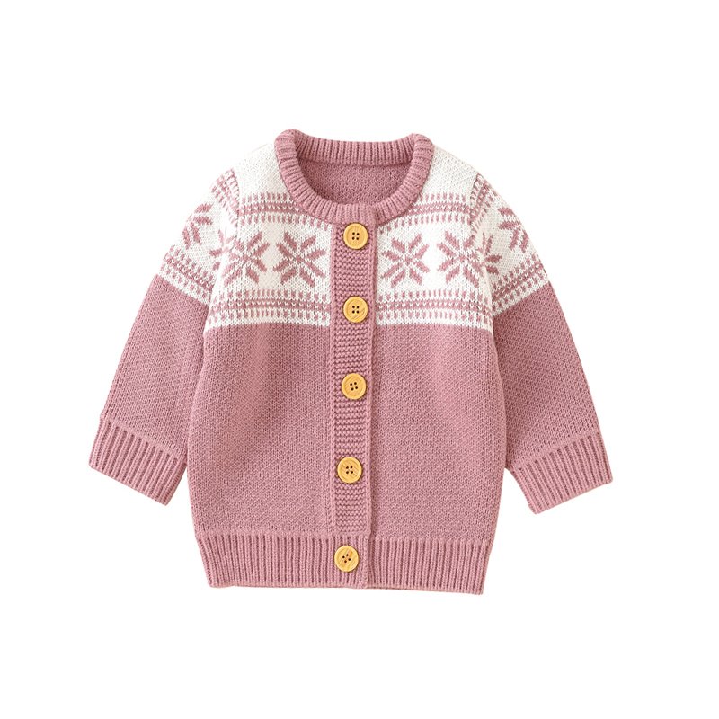 Baby Boutique Kids Long Sleeve Button Sweater Cardigan Mimixiong