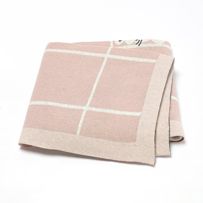 Lovely Animal Rabbit Pattern Baby Blanket Mimixiong