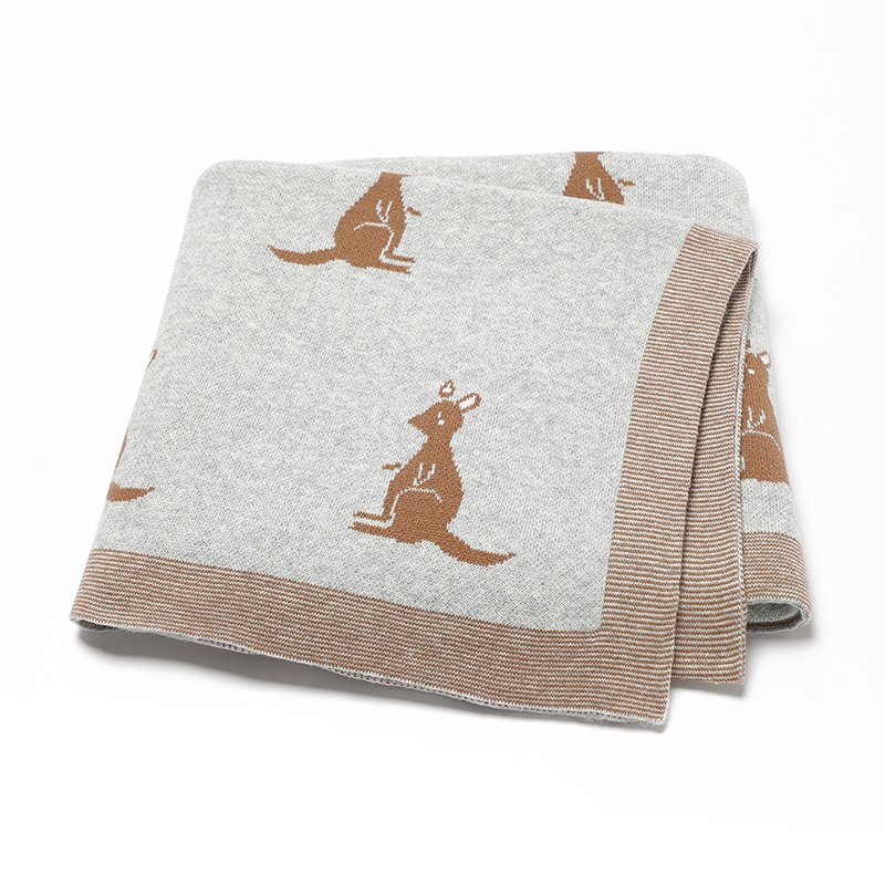Knitted Baby Blanket Wholesale Cute Patterned Mimixiong