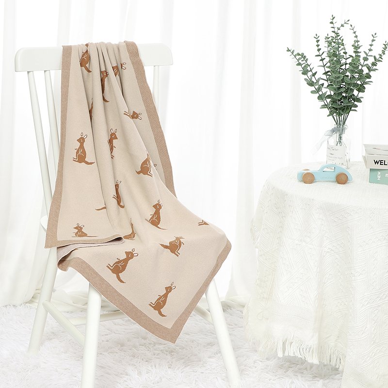 Knitted Baby Blanket Wholesale Cute Patterned Mimixiong