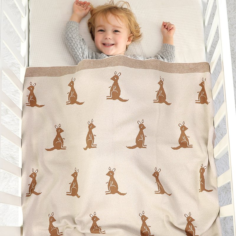 Knitted Baby Blanket Wholesale Cute Patterned Mimixiong