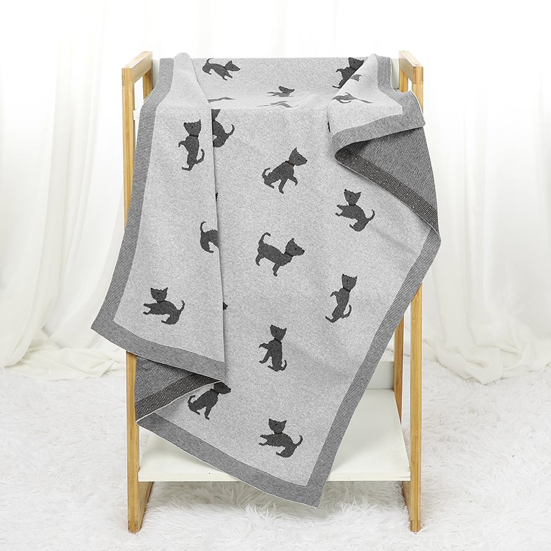 Newborn Baby Blanket Cotton Animal Pattern Mimixiong