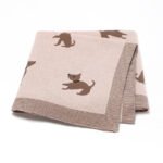 Newborn Baby Blanket Cotton Animal Pattern Mimixiong