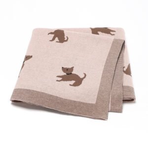 Newborn Baby Blanket Cotton Animal Pattern Mimixiong