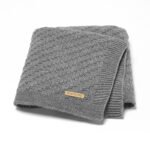 Solid Newborn Baby Gift Knitted Blanket Mimixiong