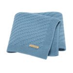 Solid Newborn Baby Gift Knitted Blanket Mimixiong