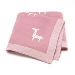 Acrylic Soft Baby Blanket Animal Pattern Mimixiong