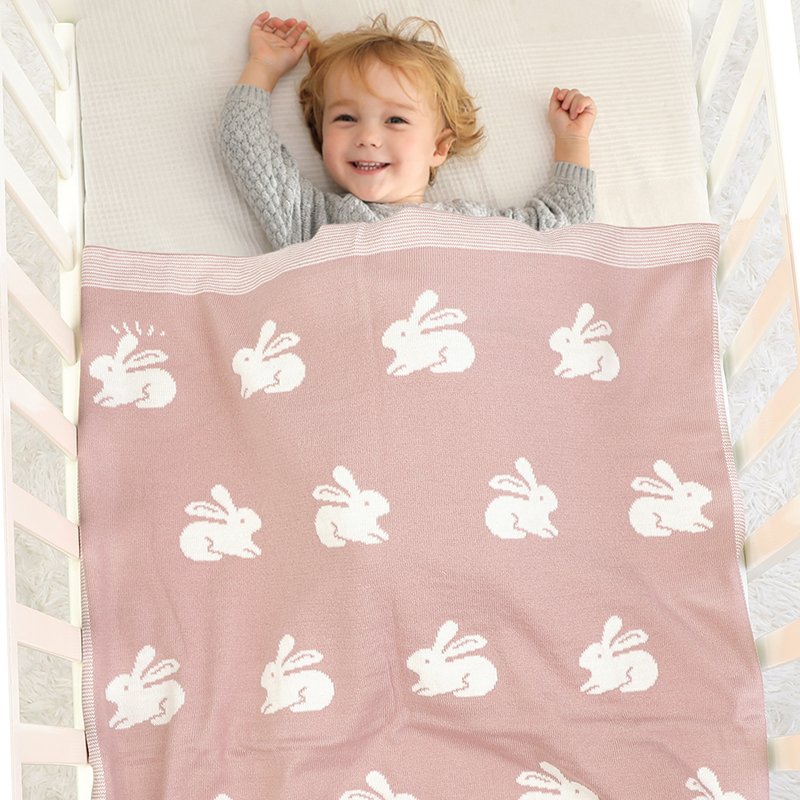 Four Seasons Lovely Bunny Baby Blanket Mimixiong