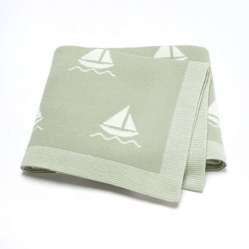 Knitted Acrylic Baby Swaddle Blanket Mimixiong
