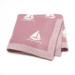 Knitted Acrylic Baby Swaddle Blanket Mimixiong