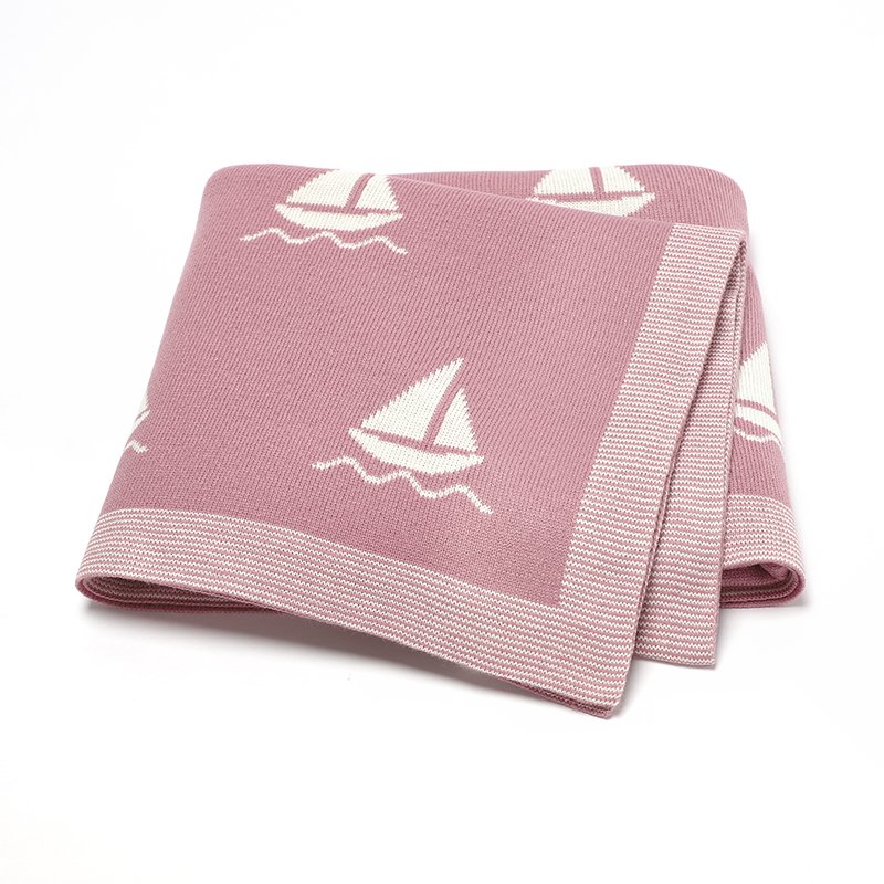 Knitted Acrylic Baby Swaddle Blanket Mimixiong