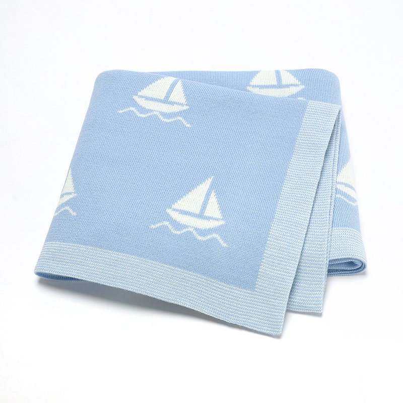 Knitted Acrylic Baby Swaddle Blanket Mimixiong