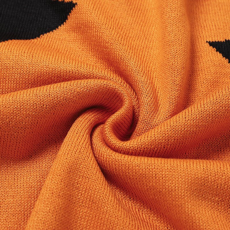 Halloween Pumpkin Pattern Baby Knitted Blankets Mimixiong