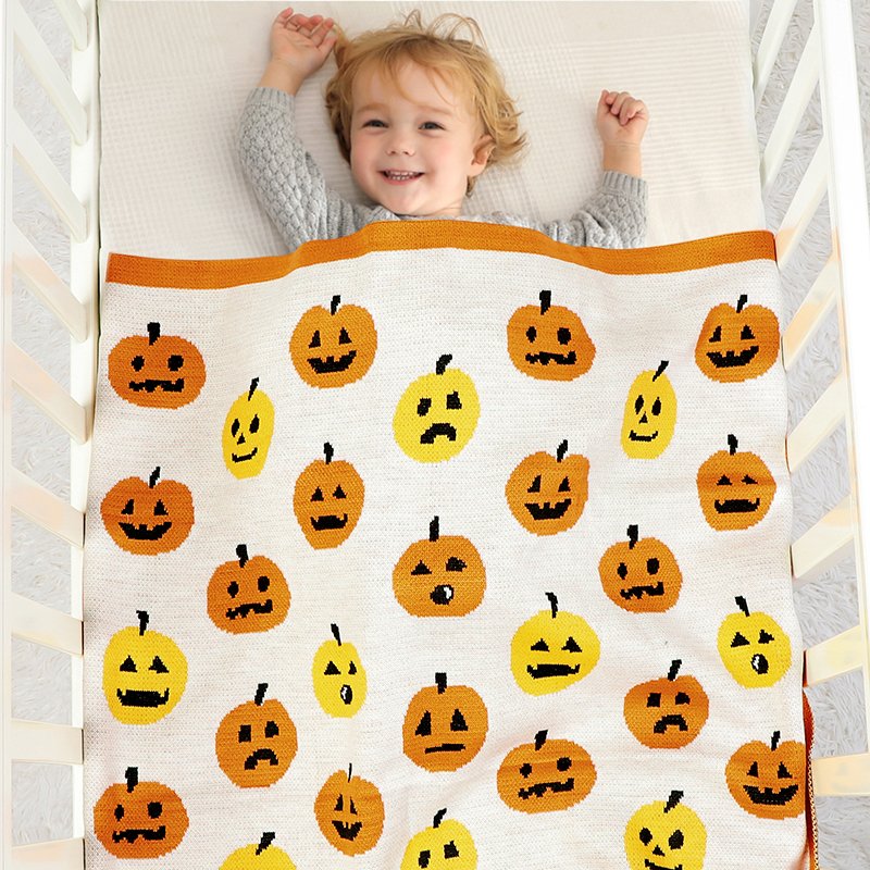 Ins Custom Knitted Newborn Baby Swaddle Blanket Mimixiong