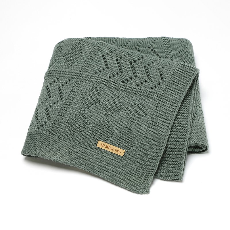 Tex Knitted Newborn Baby Blankets Mimixiong