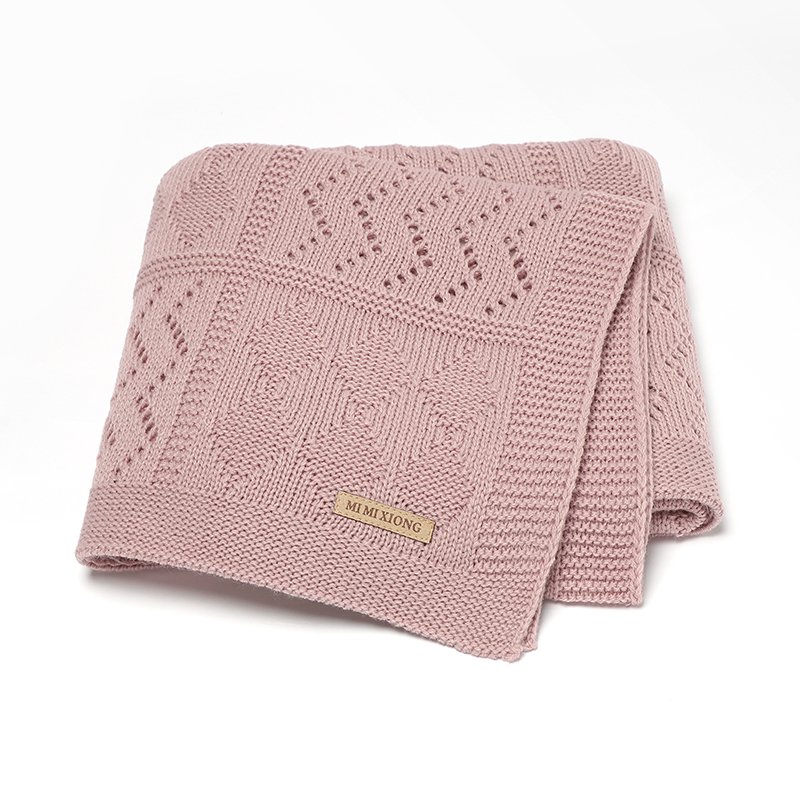Tex Knitted Newborn Baby Blankets Mimixiong