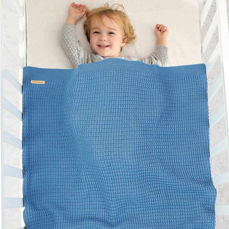 Solid Plaid Babi Throw Blanket Outdoor Mimixiong