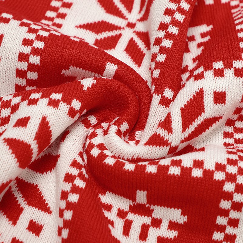 Customized Knitted Christmas Decorating Baby Blankets Mimixiong