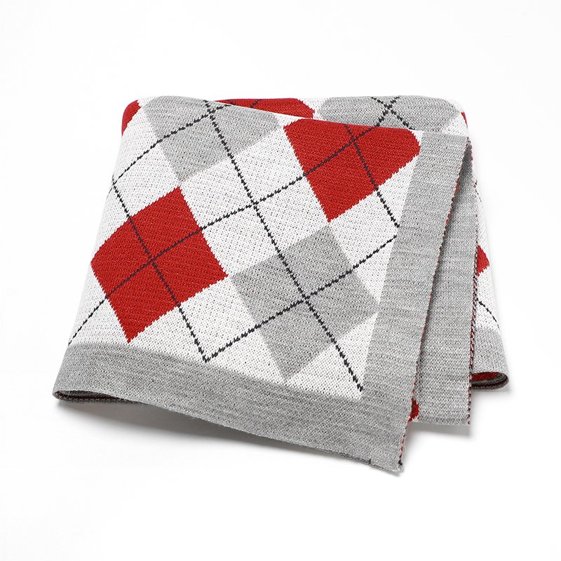 Manufacture Wholesale Baby Blanket Tartan Design Mimixiong