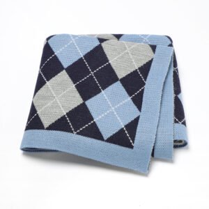 Manufacture Wholesale Baby Blanket Tartan Design Mimixiong