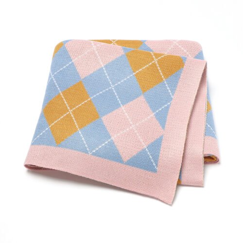 Manufacture Wholesale Baby Blanket Tartan Design Mimixiong