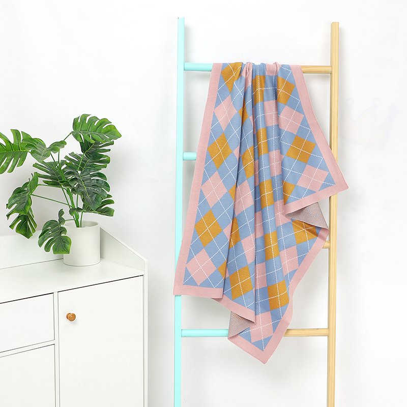 Manufacture Wholesale Baby Blanket Tartan Design Mimixiong