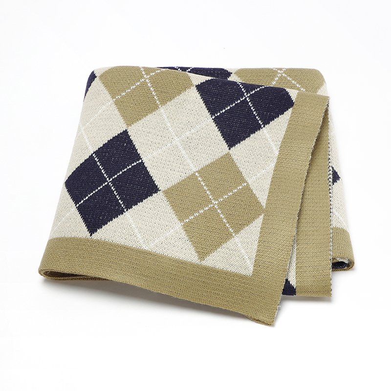 Manufacture Wholesale Baby Blanket Tartan Design Mimixiong