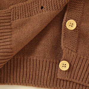 Winter Newborn Coat Flounce Baby Girls Sweater Cardigan Mimixiong