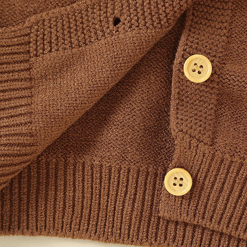 Winter Newborn Coat Flounce Baby Girls Sweater Cardigan Mimixiong