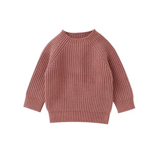 Hot Sale Soft Top Long Sleeve Knit Pullover for Newborn Mimixiong